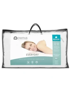 Downia Everyday Duck Feather and Down Pillow in White