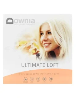 Downia Ultimate Loft White Goose Down & Feather Quilt