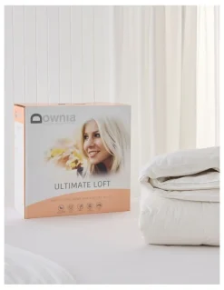 Downia Ultimate Loft White Goose Down & Feather Quilt