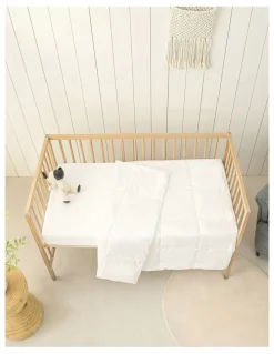 Dreamaker Baby Down Alternative Microfibre Cot Size Quilt in White