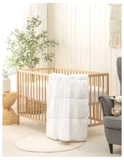 Dreamaker Baby Down Alternative Microfibre Cot Size Quilt in White