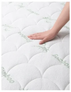 Dreamaker Bamboo Quilted Electric Blanket in White