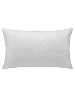 Dreamaker Cotton Cover Pillow Protector Standard 48x73cm 2 Pack in White