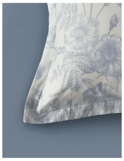 Dreamaker Cotton Reversible Odette Quilt Cover Set in Blue