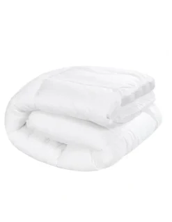 Dreamaker Down Alternative Microfiber Baby Cot Mattress Topper in White