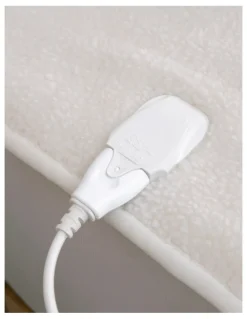 Dreamaker Fleece Top Multizone Electric Blanket in Beige