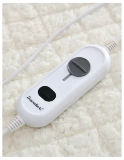 Dreamaker Pinsonic Sherpa Fleece Electric Blanket in Beige