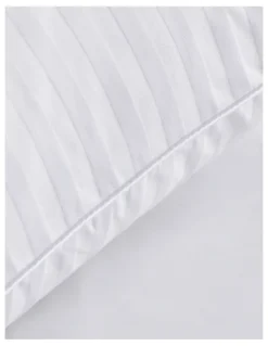 Dreamaker Premium Cotton European Pillow Protector 2 Pack 65x65cm in White