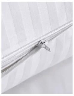 Dreamaker Premium Cotton European Pillow Protector 2 Pack 65x65cm in White