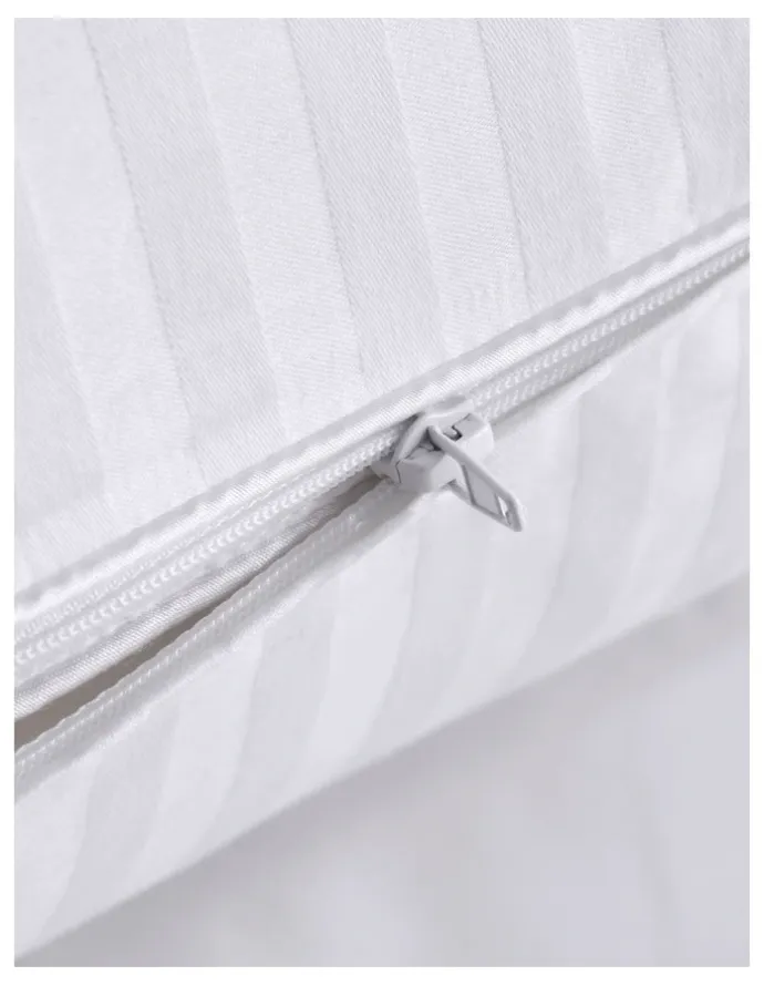 Dreamaker Premium Cotton European Pillow Protector 2 Pack 65x65cm in White