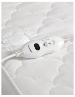 Dreamaker Pure Cotton Quilt Electric Blanket in White