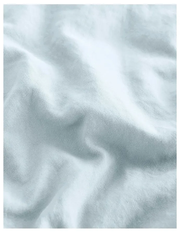 Dreamaker Superfine Washed Microfibre Quilt Cover Set in Ice Blue