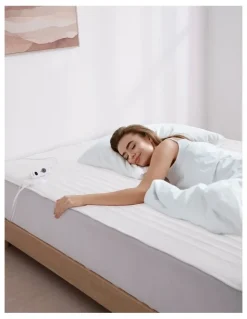 Dreamaker Washable Electric Blanket in White