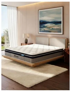 DreamZ Double Spring Mattress Pillow Top 32cm in White