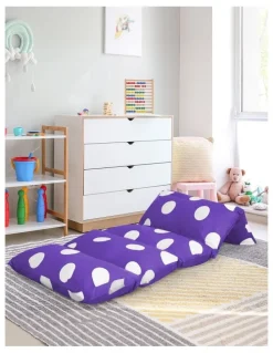 DreamZ Foldable Mattress Sofa Chair Couch Pillow Bed L in Purple