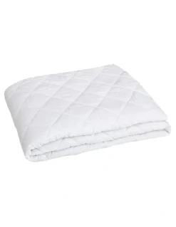 DreamZ Fully Fitted Waterproof Microfiber Mattress Protector King Single Size in White