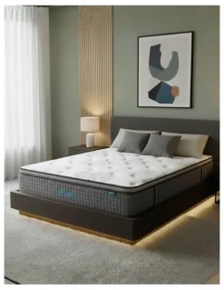 DreamZ Medium Firm Single Size Spring Mattress 35cm in Grey