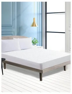 DreamZ Queen Fitted Waterproof Bed Mattress Protector Covers in White