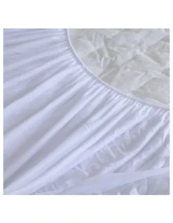 DreamZ Queen Fitted Waterproof Bed Mattress Protector Covers in White