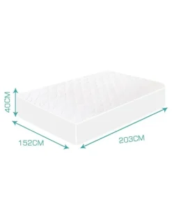 DreamZ Queen Fitted Waterproof Bed Mattress Protector Covers in White
