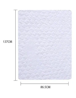 DreamZ Queen Waterproof Bed Pad 2x in White