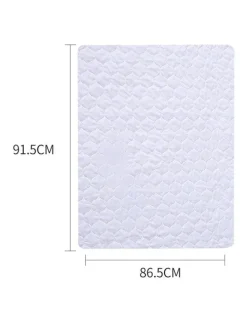 DreamZ Single Waterproof Bed Pad 2x in White