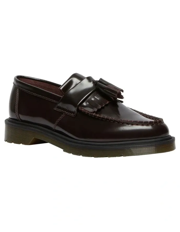 Dr Martens Adrian Arcadia Loafer in Cherry Red
