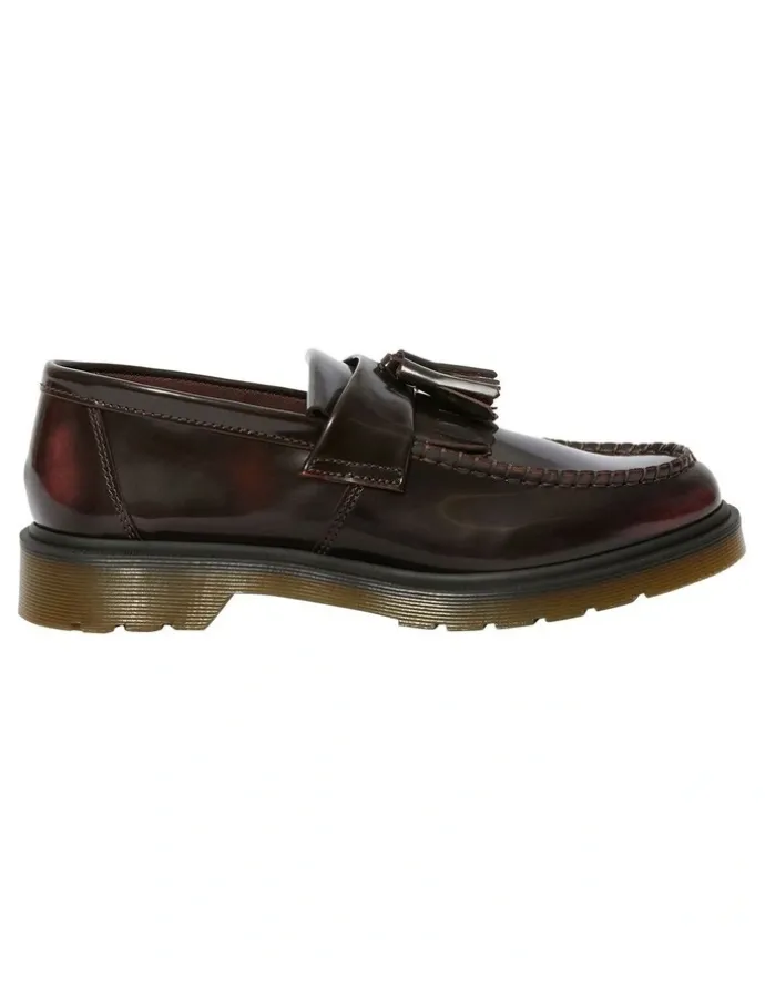 Dr Martens Adrian Arcadia Loafer in Cherry Red