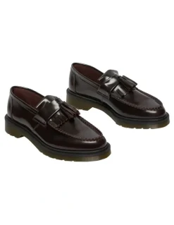 Dr Martens Adrian Arcadia Loafer in Cherry Red
