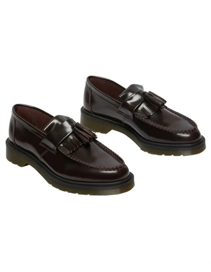 Dr Martens Adrian Arcadia Loafer in Cherry Red