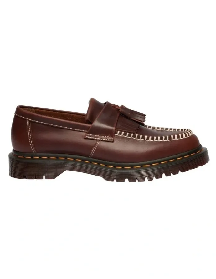 Dr Martens Adrian Ben Tassle Loafer in Butterscotch Orleans