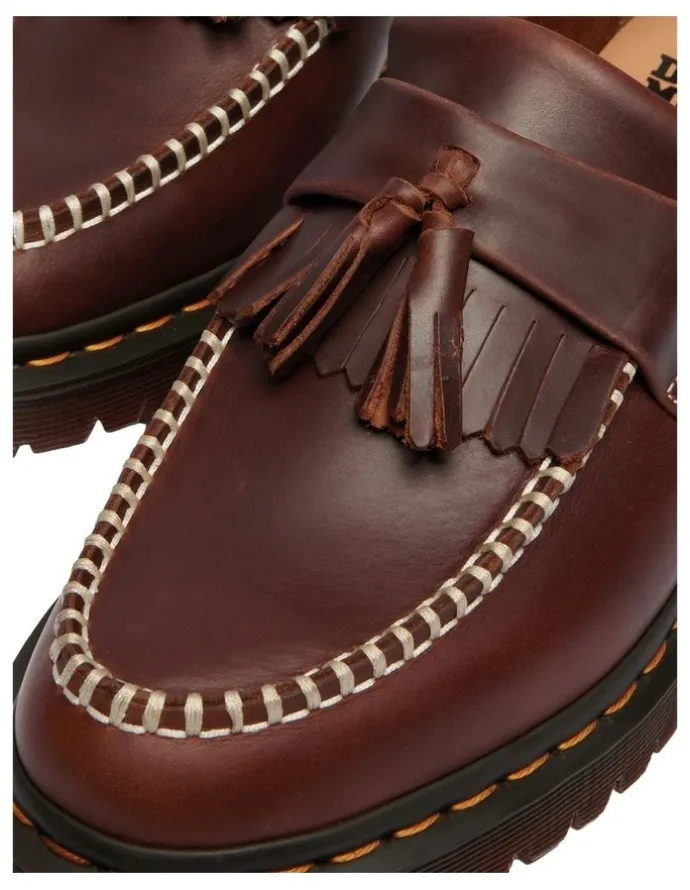 Dr Martens Adrian Ben Tassle Loafer in Butterscotch Orleans