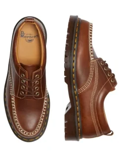 Dr Martens Lowell 4 Eye Lace Up Shoe in Butterscotch Orleans
