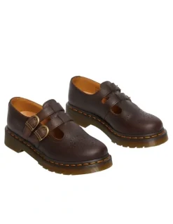 Dr Martens Mary-Jane Crazy Horse (8065) Shoes in Brown