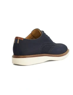 Dune London Benidictus Lace-Up Shoe in Navy