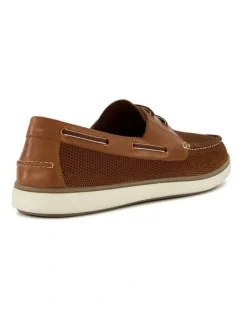 Dune London Blaim Boat Shoe In Tan