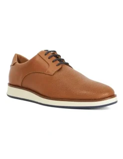Dune London Bow Lace-Up Shoe in Tan