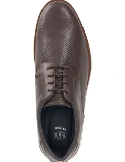 Dune London Bow Lace-Up Shoe in Brown