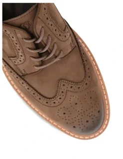 Dune London Bronny Lace-up Shoes in Brown