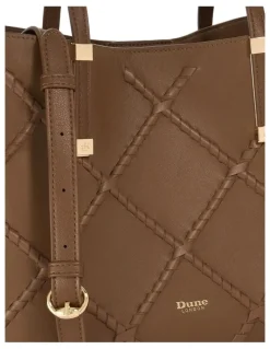 Dune London Dorry Bag In Chocolate