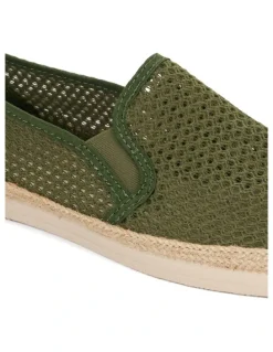 Dune London Fisherr Espadrilles In Khaki
