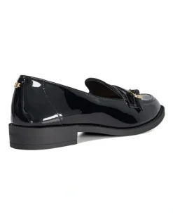 Dune London Globing Patent Loafer In Black