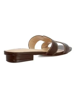 Dune London Loupe Sandal In Brown