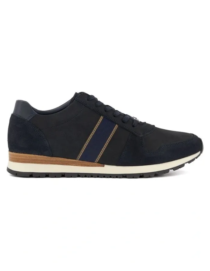 Dune London Treck Casual Sneaker in Navy
