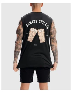 DVNT Always Chilled Tank in Charcoal