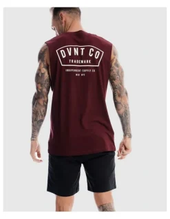 DVNT Bailey Tank in Burgundy
