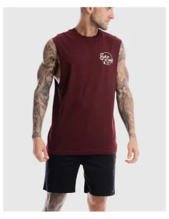 DVNT East Coast Tank in Burgundy