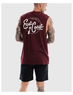 DVNT East Coast Tank in Burgundy