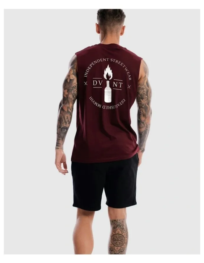 DVNT Emblem 2.0 Tank in Burgundy