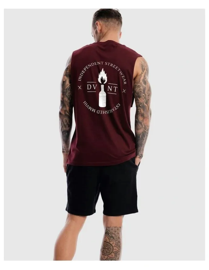 DVNT Emblem 2.0 Tank in Burgundy